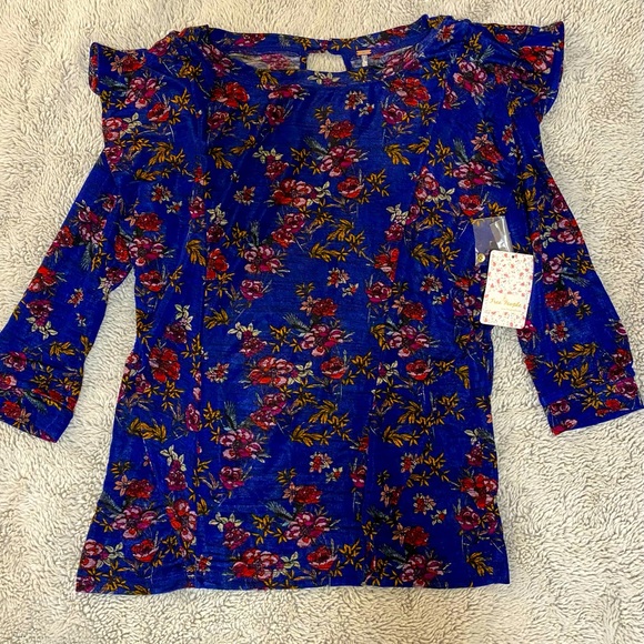 Free People Dock Street Floral Blouse - Picture 3 of 7